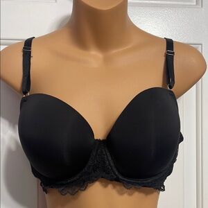Victoria's Secret Black Lace Trim Bra
